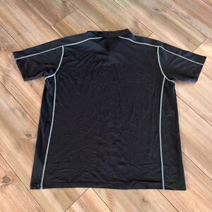 Patagonia Grey/Blue Athletic Polo Shirt Men XXL Bin N-26‎